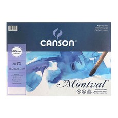 캔숀 몽발 수채화지 B5 20매 300g CA033-706, 1개