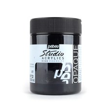pebeo 壓克力顏料 72 IntenseBlack, 500毫升, 1 種顏色