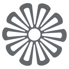 존덴마크 존 데이지 팟홀더, 쿨그레이, 1개