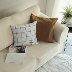 PRIELLE Fleur 彈性多功能沙發套, 奶油象牙白, 1個