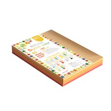 paperculture 時尚季節彩色紙 混色 279 SN-Red Tone 80g, B5, 210張