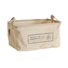 THE ZAKKA 復古織物籃 L, 象牙白, 1個