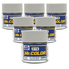 GSI 유광 프라모델 도료 C-315 6p, 315 GRAY