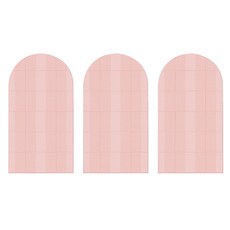 aryko PEVA 鬆餅修身aryko 防水服裝防塵罩 60 x 110cm M 粉色, 1件, 3個