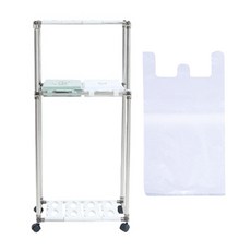 LIVING HAPPY Cling 分離箱 2p 2 箱 + 袋 100p, 銀色+開心果+白色, 1組