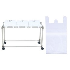 LIVING HAPPY Kleing白色迷你鞦韆分離系列3P +信封100p, 1套, 銀色+白色