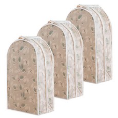 aryko PEVA 3D 防水服裝防塵罩 60 x 30 x 90 厘米 S 草葉, 3個, 1件