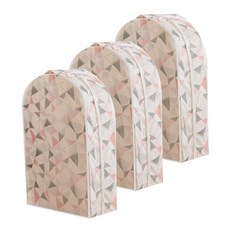 아리코 PEVA 3D 방수 의류 먼지 커버 60 x 30 x 110 cm L 세모, 1개입, 3개