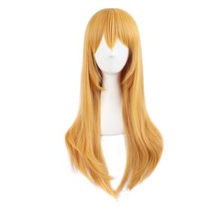 스윗리빙 롱플로어 할로윈 축제 가발, 하프라이트골드