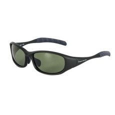 Real Method 橢圓型偏光釣魚眼鏡 JA0001, 鏡片（綠色）、鏡框（啞光黑）, 1個