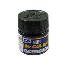 GSI Mr COLOR 군제 프라모델 락카 병 유광 6p, 339 ENGINE GRAY, 10ml, 1개