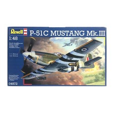 Revell Revell 1:48 P-51C Mustang Mk.III RVG0411塑膠模型, 1個