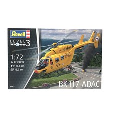 Revell Revell 1:72 BK-117 ADAC RVG0421塑膠模型, 1個