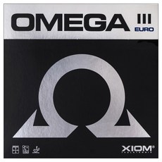엑시옴 오메가 3 유로 MAX 탁구러버, RED, 1개