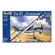 Revell 1:32 Do-27 Grzimek Serengeti 版本 RVG0405 塑料模型, 1個