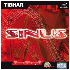 티바 SINUS MAX 시누스 탁구러버, BLACK, 1개