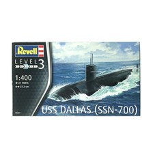 Revell 1:400 USS 達拉斯 SSN-700 RVG0429 塑料模型, 1個