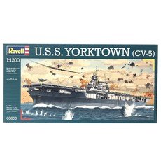 Revell Revell 1:1200 U.S.S Yorktown CV-5 RVG0440 塑膠模型, 1個