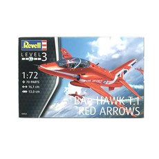 Revell Revell 1:72 BAE Hawk T1紅色箭頭戰鬥機 RVG0417 塑膠模型, 1個