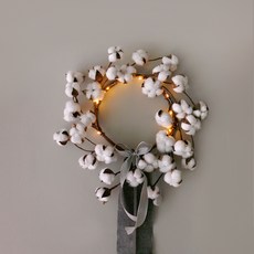 BLOOMING&ME 舒適的棉布租賃+燈泡 10p 套組用於室內, 混色