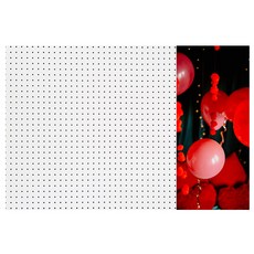 헬륨풍선 인테리어 타공판 우WHITE 60 x 90cm, 1개, 혼합색상