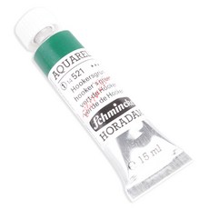 Schmincke 史明克貓頭鷹 好利得 水彩顏料 單色 S1 521 HookersGreen, 15ml, 1色