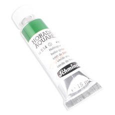 Schmincke 史明克貓頭鷹 Horadam 霍拉丹水彩顏料 單色 S2 514 HelioGreen, 15ml, 1色