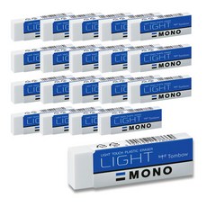 TOMBO Woo Mono Eraser Lite PE-LT, 單色, 20件