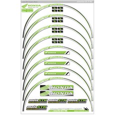 모토스티커 휠스티커 혼다, 그린, 1세트