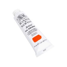 WINSOR&NEWTON 溫莎牛頓 Artists油畫顏料 S4 Cadmium Orange, 37ml, 1色