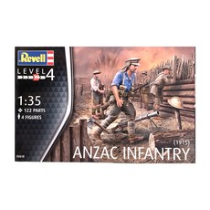 Revell Revell 1:35 ANZAC步兵 1915 塑膠模型步兵, 1套
