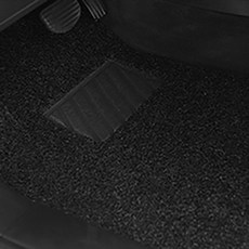 AR Bargen 高級線圈加寬型汽車腳踏墊 黑色, Fusion 第1代, 福特