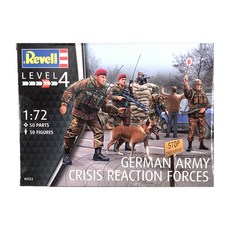 Revell Revell 1:72德國軍隊危機反應部隊KRK塑膠模型步兵, 1套