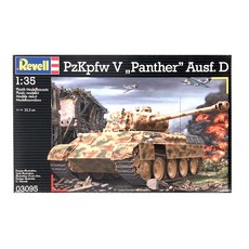 Revell Revell 1:35 Pz Kpfw Panther V Ausf D塑膠模型坦克, 1個