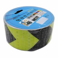 Petit 螢光反光膠帶 螢光黃 黑色箭頭, 1個, 熒光黃黑