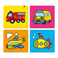 Green Kids Yeondupang 認知益智安裝架 4 件套, 1套, 4件