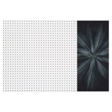 중심에서부터 인테리어 타공판 60 x 90 cm 우 WHITE, 1개, 혼합색상