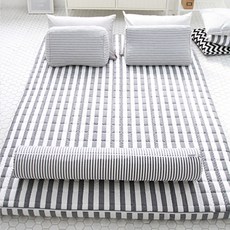 DAMDA&HOME染色查普林床墊套, 灰色的