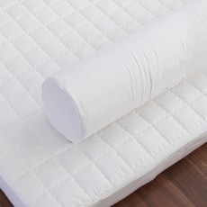 Solaz 40支紗斜紋棉竹夫人枕套, 白色