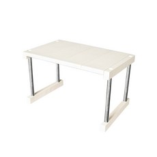 ANTS 質感短型置物架 單層 白色, 1個