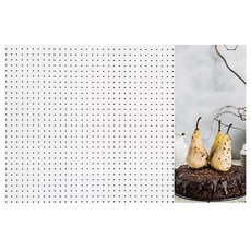 앤비커머스 인테리어타공판 초코케익 우 WHITE, 1개