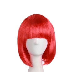 브릿지컬 할로윈 축제 파티가발, 뱅레드, 1개