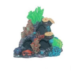 노랜드 수족관 조경 RQ589 19 x 19 x 22 cm, 혼합 색상, 1개
