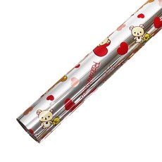 코코플러스 리락쿠마 증착 롤 포장지 중, 실버, 1개