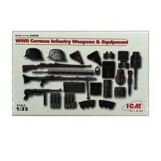 ICM塑膠模型1/35二戰德軍步兵武器和裝備, 1個