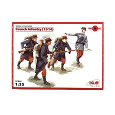 ICM塑膠模型 1/35 法國步兵(1914), 1個