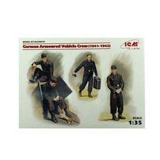 ICM塑膠模型1/35二戰德軍裝甲車組員 1941-1942, 1個