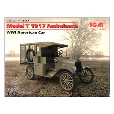 ICM塑膠模型1/35 WWI Model T 1917 救護車, 1個