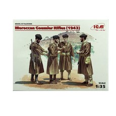 ICM塑膠模型1/35摩洛哥步兵旅步兵連 1943, 1個