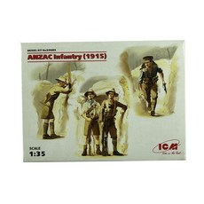 ICM塑膠模型1/35 ANZAC步兵(1915), 1個